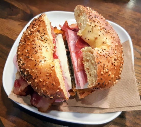 BPastry's tweet photo. Stop by and try this classic breakfast staple from us: Bagel with Egg &amp; Cheese, Ham and Bacon.
https://t.co/mKIHl2Kt58

#bagel #eggandcheese #eggandcheesebagel #eggandcheesesandwich #breakfast #coffee  #sandwich #foodlover #bagellover #cafe #boston #southie #southboston https://t.co/XMn1L1W0s3