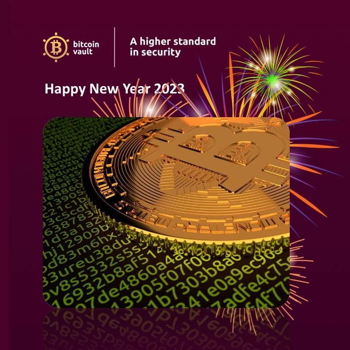 VaultBitcoin's tweet photo. Happy New Year 2023
Quote: "This one is my same wish always: Keep going. You never fail until you give up." by Lisa N. Edwards, co-owner of Getting Started In Crypto
#HappyNewYear #2023 #CryptoSecurity #ReversibleTransactions #3keySecuritySolution #Fintech https://t.co/sFxQnYuBcy