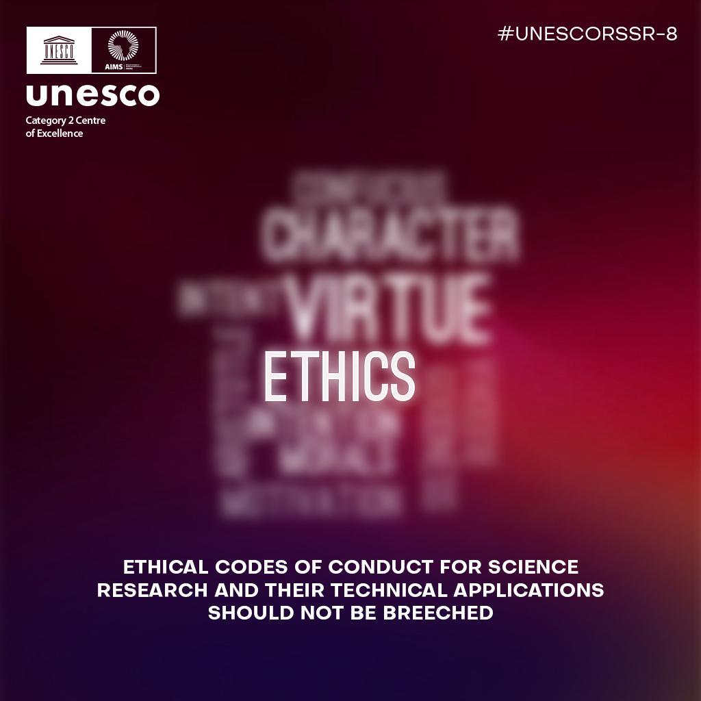 gamelmag's tweet photo. Some strategies to ensure ethical behaviour in science and related fields include training programmes, policies and guidelines, and oversight boards and committees.
#UNESCORSSR #RSSR #Sci4D https://t.co/WKf3gkeTW2