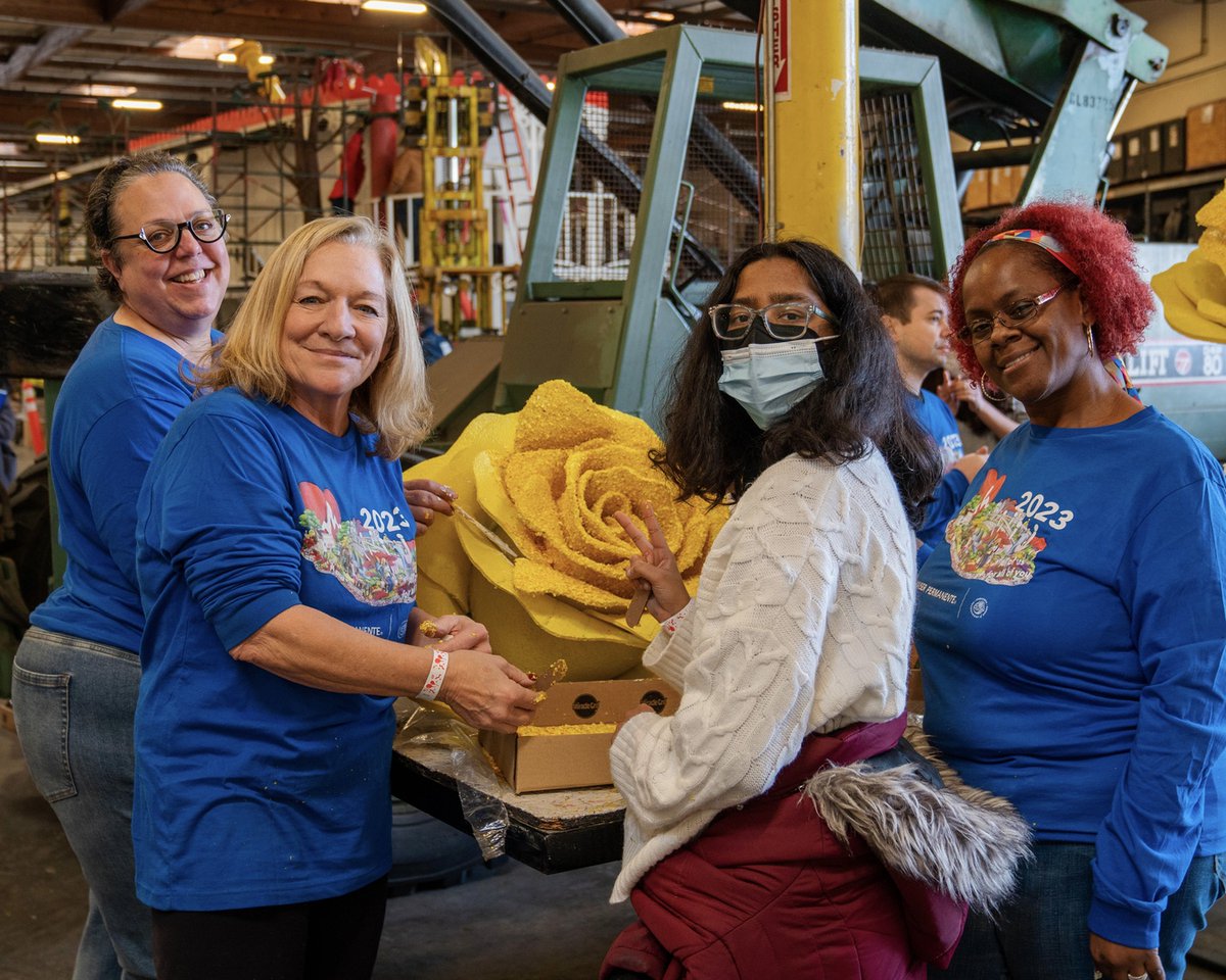 The countdown to the @RoseParade continues! Volunteers come together to help bring the float's theme to life: 'All of us for all of you.' We believe you deserve inclusive & affirming health care that reflects all of who you are today and embraces all that you’ll become tomorrow.