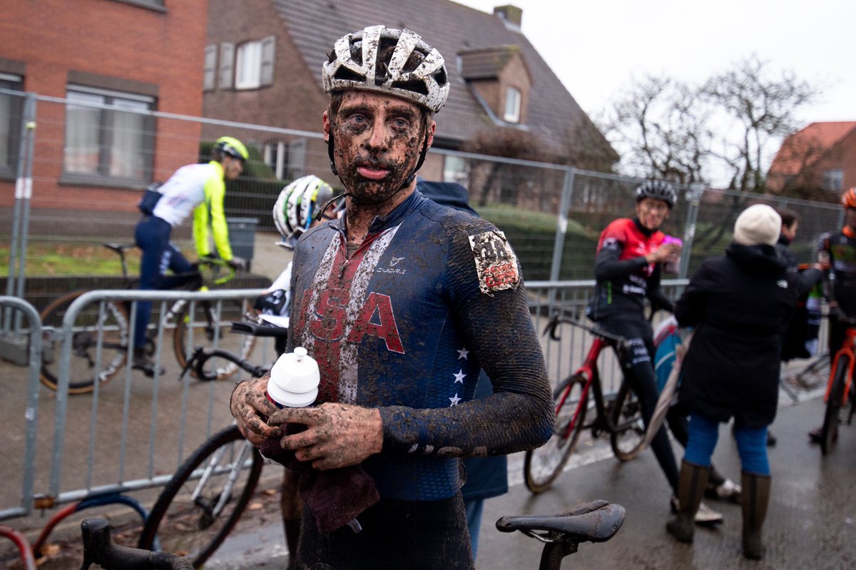 usacycling's tweet photo. Wrapping up the 2022 season the only way we know how! 👊 It was a muddy one today in Loenhout! #MudFund
Next stop: Baal 🇧🇪 https://t.co/djvLiw9pjm