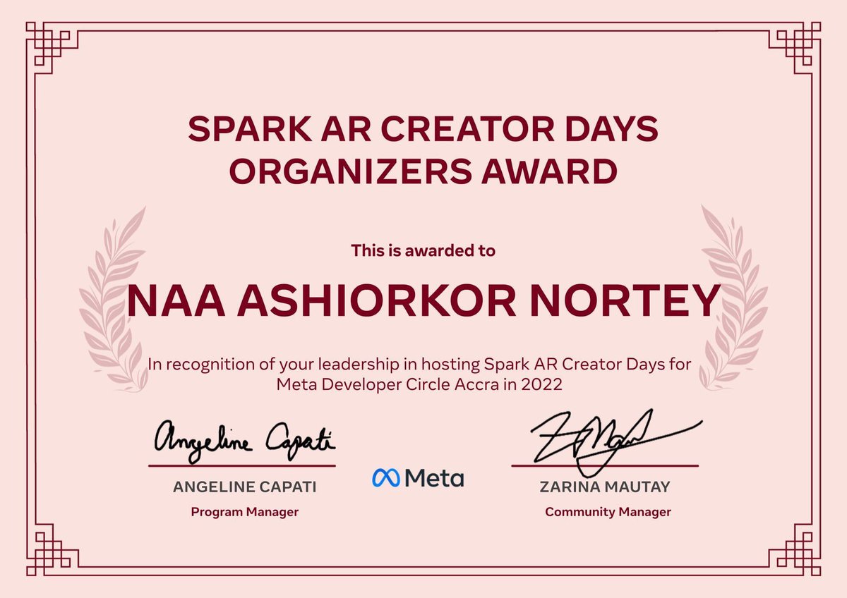 ashiorkornortey's tweet photo. Community Building❤️
Thank you to my co-lead @otengCode, the speakers at the events we organized, all the volunteers, everyone who contributed and supported.
We all made this happen!
Let’s do more in 2023!
#meta
#devcaccra
#thankyou
#communitybuilding
#leadership
#grateful https://t.co/XcWCAuxRkK