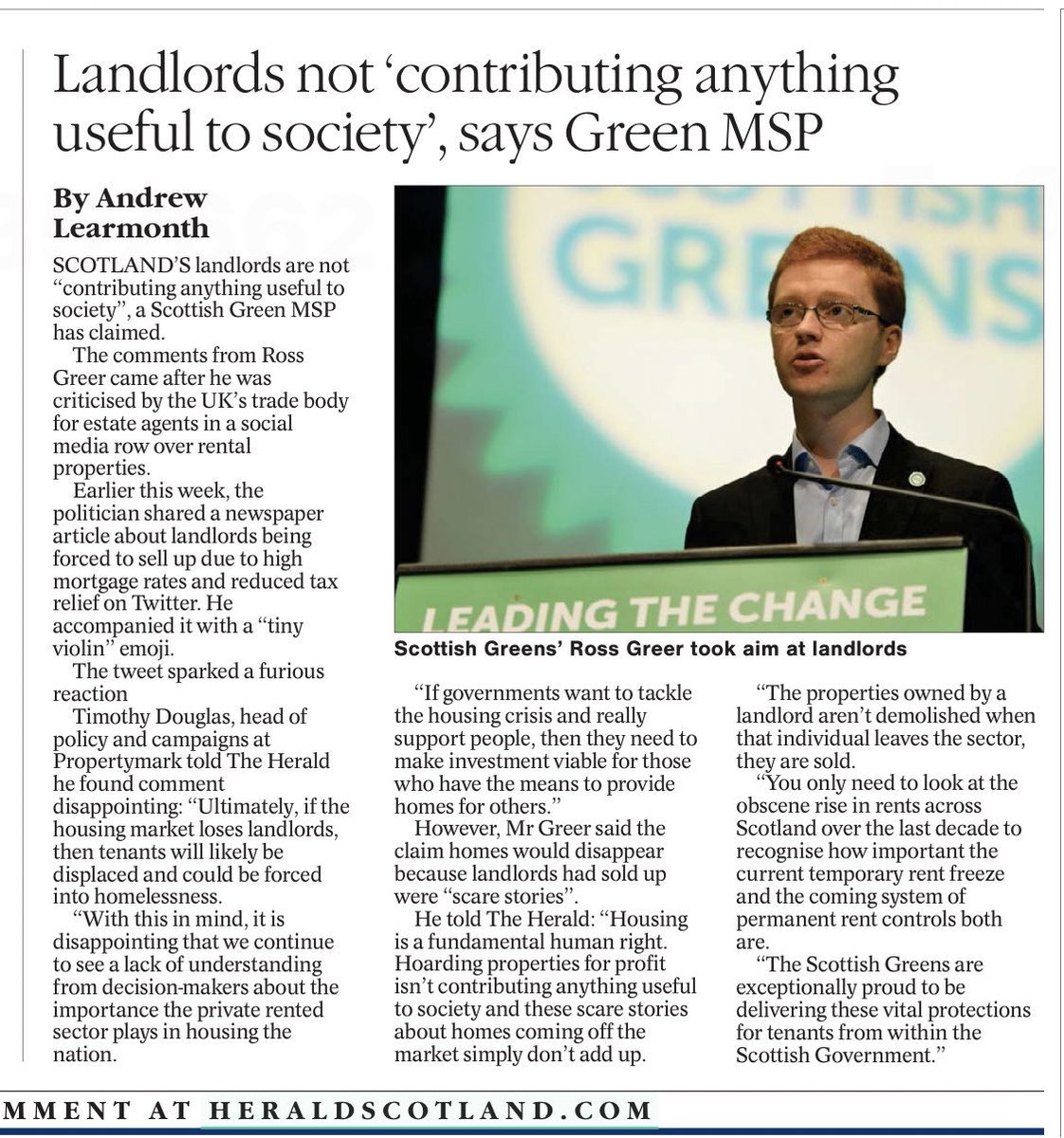 RoddyQC's tweet photo. In a world where not everyone can afford to buy a house and where there isn’t enough social housing, this is weapon grade level stupidity. The private sector provides tax and it provides housing. This is not rocket science. https://t.co/Lta51yLVSt