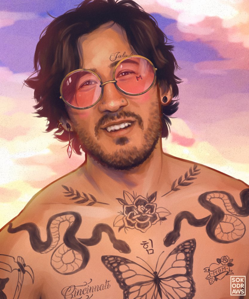 「my first fanart of markiplier vs most re」|Soko 🐏のイラスト