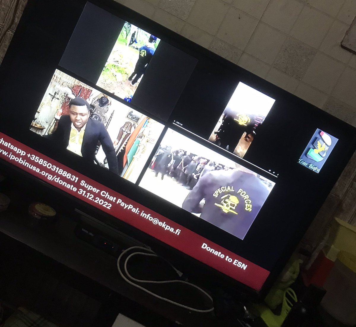 morezzil's tweet photo. @simon_ekpa @simon_ekpa connecting the dots may the gods of BIafra Land strength you more and give you enough power and wisdom that you needed in this our freedom fighting #GodblessMKN #GodblessMSE #GodblessESN #GodblessIPOB #WOTOWOTOISTHECODE https://t.co/zVRWBTs3CU