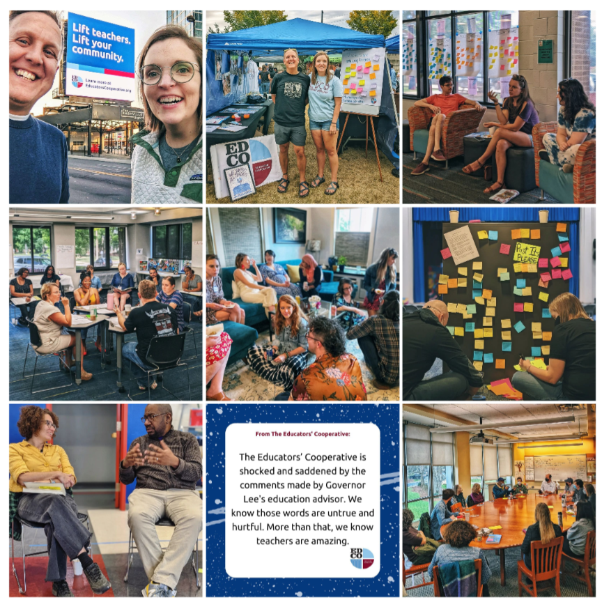 Looking back at some highlights of 2022, overwhelmed w/ gratitude for brilliant educators &amp; the surrounding community. The teachers of EdCo wish everyone a safe &amp; fun New Year! So many exciting things in store for 2023! #educatorscooperative #forteachersbyteachers #bettertogether