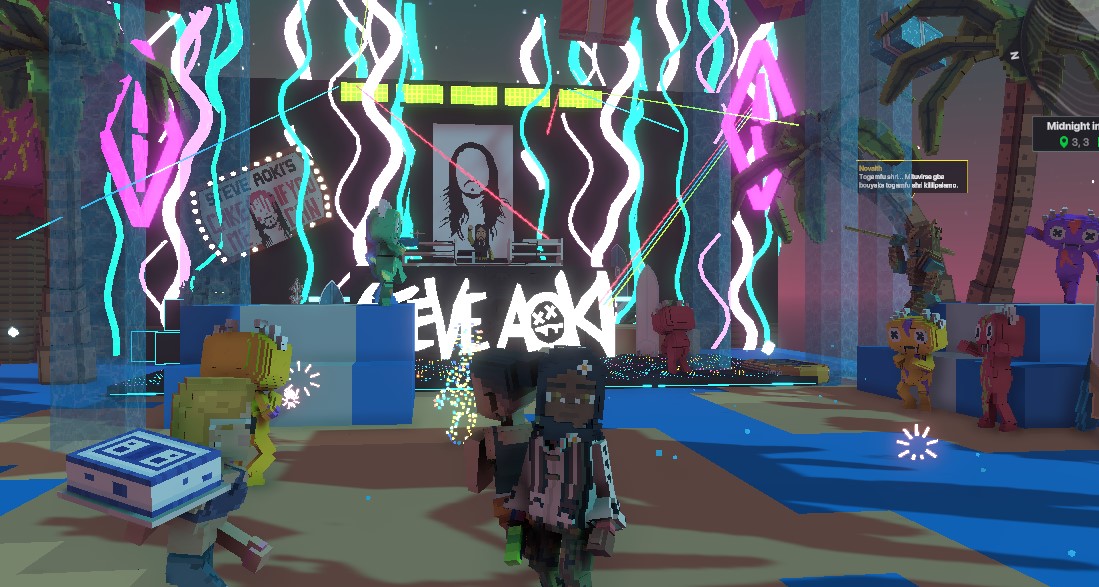 alfadeel10's tweet photo. @TheSandboxGame @steveaoki @TheOfficialA7X @suecothechild @ParisHilton @deadmau5 @blond_ish Celebrating the end of the year in @TheSandboxGame Metaverse! ✨🎇 https://t.co/a1Lik9ysuT