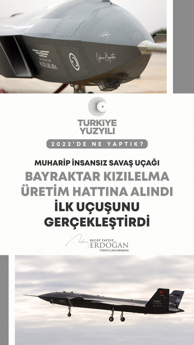 Türkiye’nin ilk insansız savaş uçağı Bayraktar Kızılelma ilk uçuşunu gerçekleştirdi. #İstikbalinYüzyılı