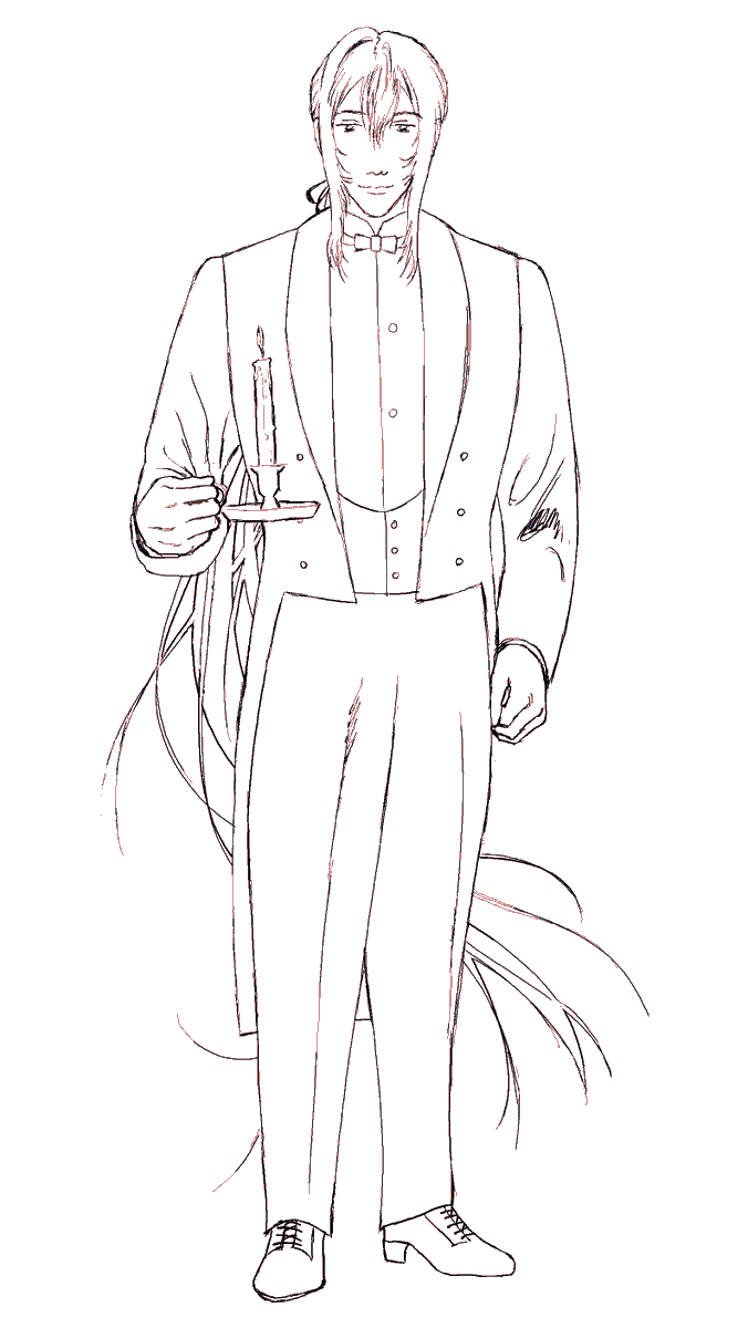 lineart and references.. i really love these silhouettes hehe 