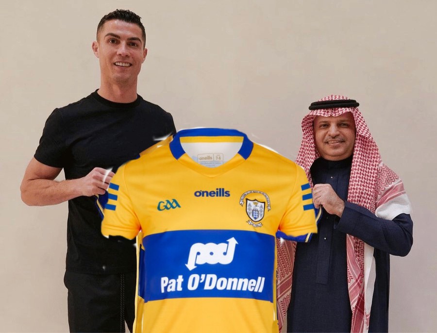 I have my doubts that he'll be able to fill @davidtubs boots, but let him have a go at it anyway. #ClareGAA #newsigning #overthebar