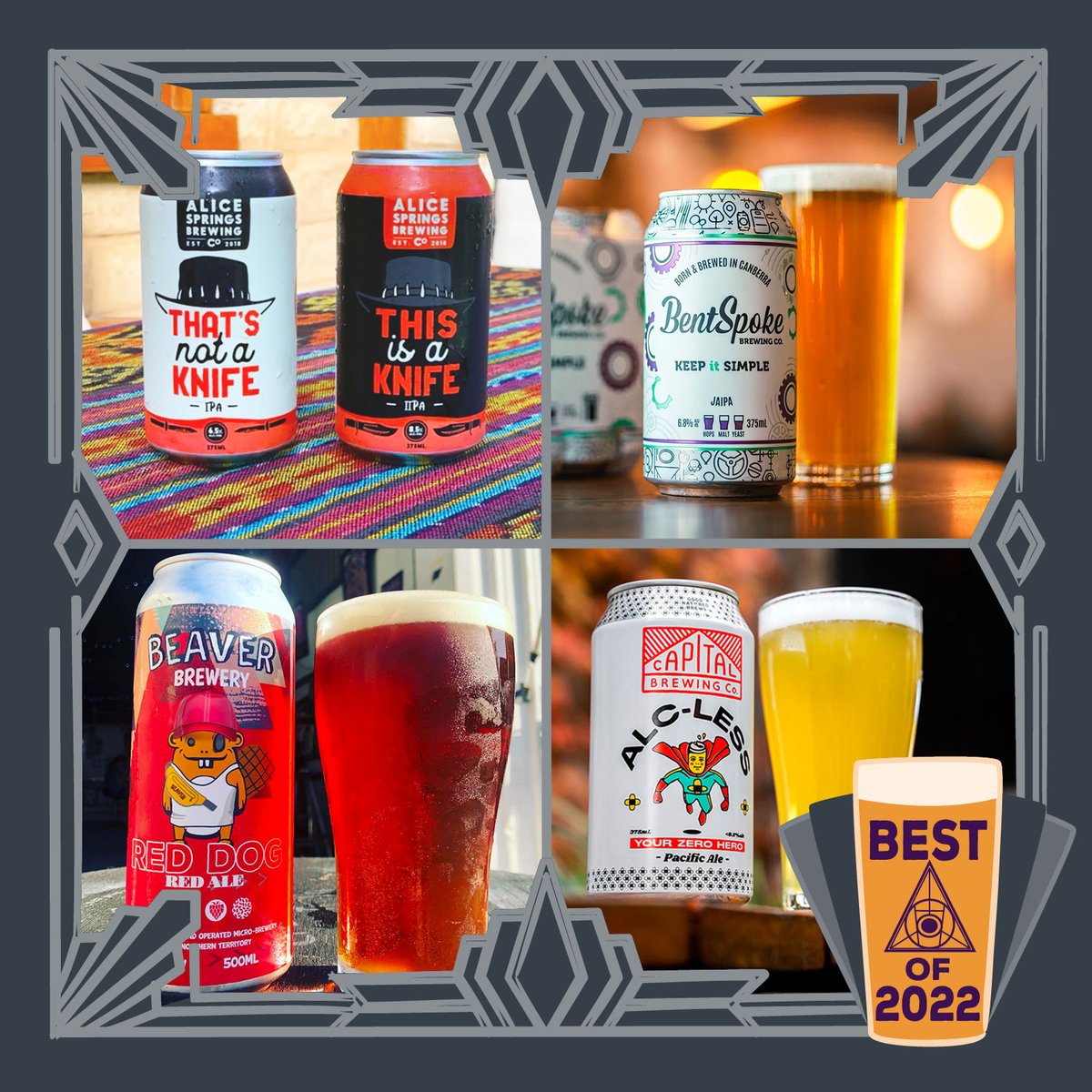 Yes! We made it! The final instalment of The Best Of Beer 2022 series is out before 2023 arrives.

Join us as we cast an eye over the year in the ACT and NT's beer scenes.

And thanks to everyone who's helped compile the epic eight-part odyssey. Cheers!

craftypint.com/news/3045/the-…
