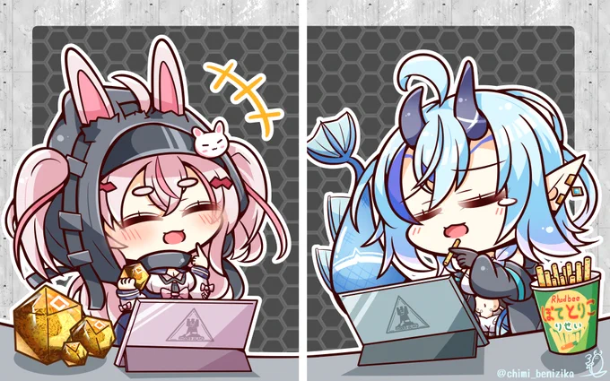 今年はVtuberの皆さんもたくさん描かせていただきました #自分が選ぶ今年の4枚 