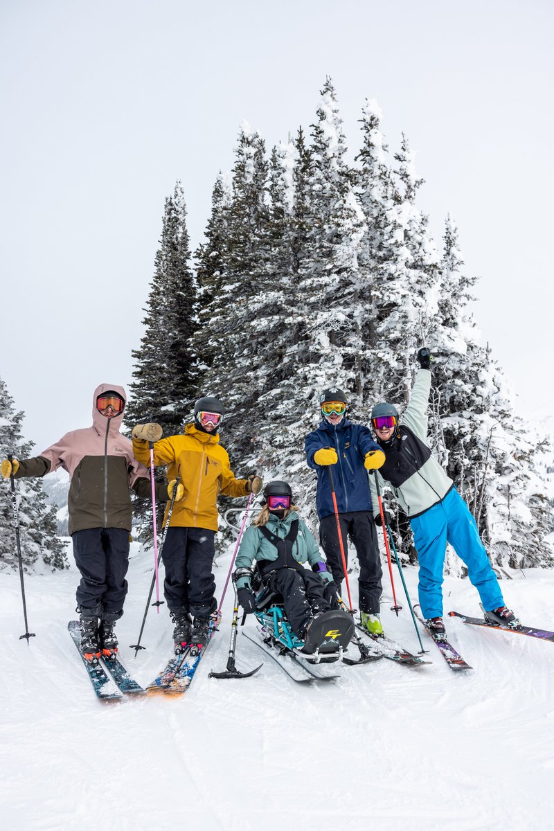 Making it to the top of the slope: priceless. Thank you to our band of supporters who make these experiences and many more possible. #accessiblesport #weareadaptive
