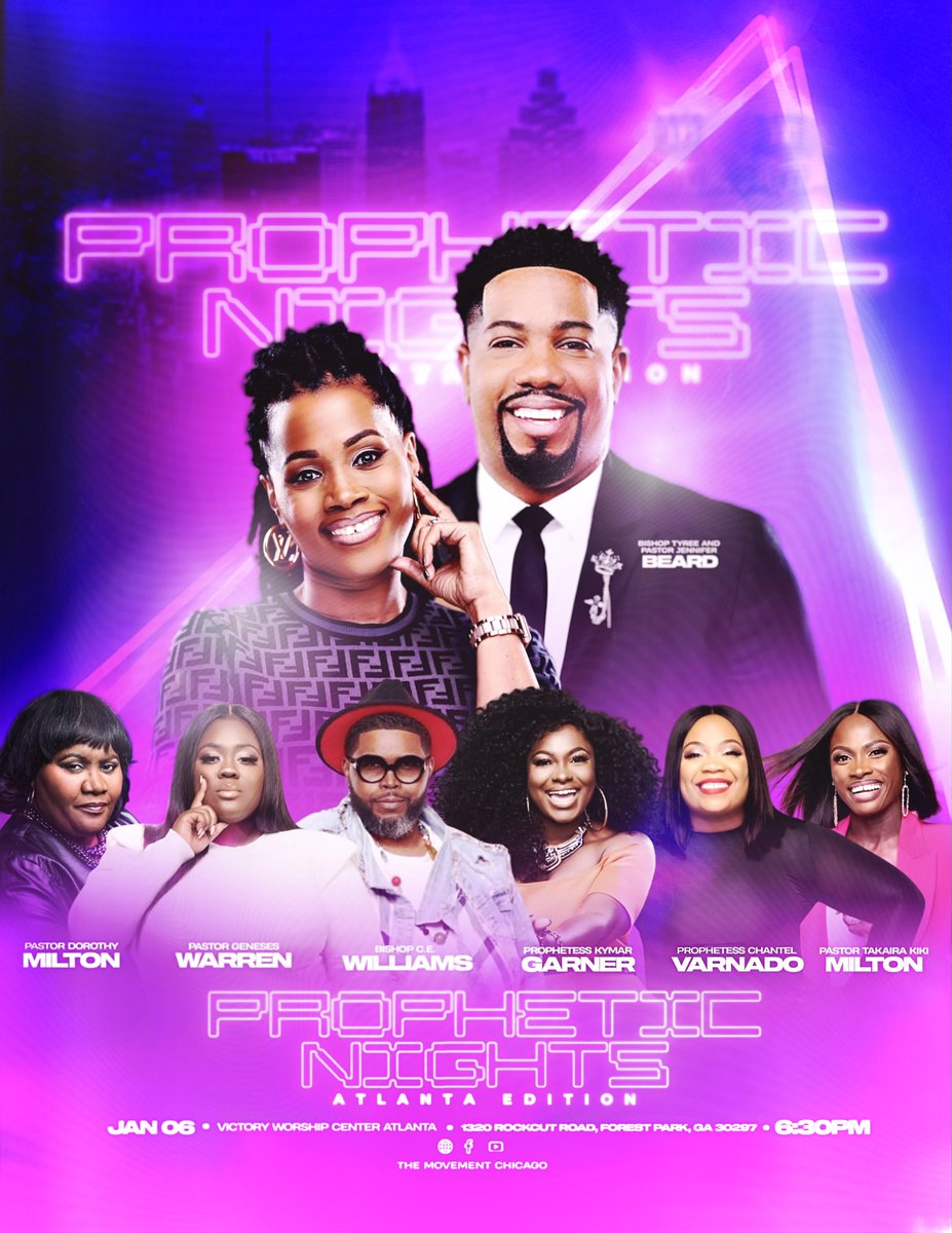 themvmtchi's tweet photo. WHOA 😳🤯 WE’RE ONLY A WEEK AWAY‼️‼️
🔥Prophetic Nights ATL.. it’s about to go DOWN‼️🔥
•
•
📲 REGISTER NOW‼️ Seating are filling up FAST💨.

#propheticnights #atlanta #atlxchi #themovement #themovementchi https://t.co/tXDELXvHj7