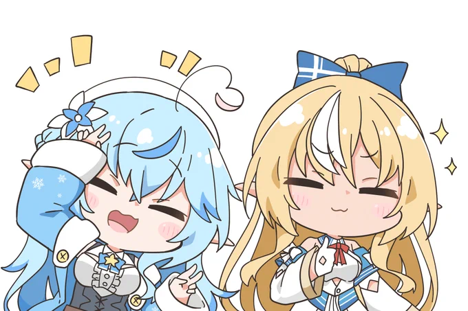 #今年も残りわずかなのでお気に入りの4枚を貼る今年もホロライブいっぱい描いた!! 