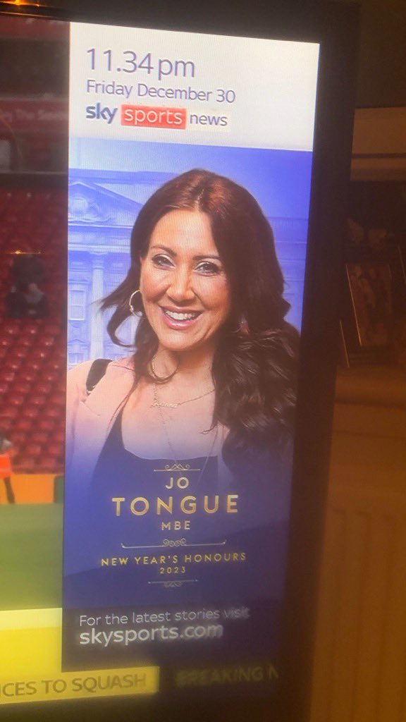 #MBE   <a href="/tonguetweets/">Jo Tongue MBE</a>  OH YEA 👏🏽👏🏽