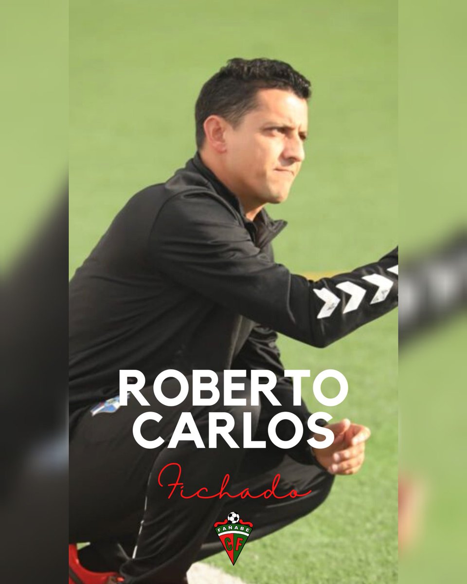 ¡𝗕𝗶𝗲𝗻𝘃𝗲𝗻𝗶𝗱𝗼 𝗥𝗼𝗯𝗲𝗿𝘁𝗼! 🔴🟢⚽

▪️En el día de hoy le damos la bienvenida a 𝘙𝘰𝘣𝘦𝘳𝘵𝘰 𝘊𝘢𝘳𝘭𝘰𝘴 nuevo entrenador de nuestro regional para lo que resta de temporada ✔️ 

#NuestroMejorFichajeEresTu #UnPuebloUnEquipo #FañabéCF #RegionalPreferente