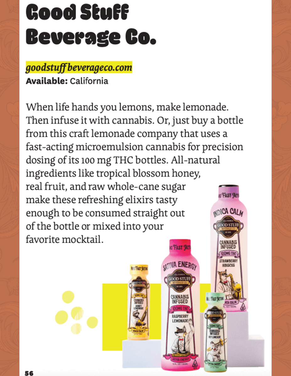 drinkgoodstuff's tweet photo. A quick memorable accomplishment we should have shared.

Thank you @different_leaf, for the shout-out on the Fall Edition!

#cannabis #cannabisindustry #beverageindustry #cannabiseducation https://t.co/kxh1nkr0mM