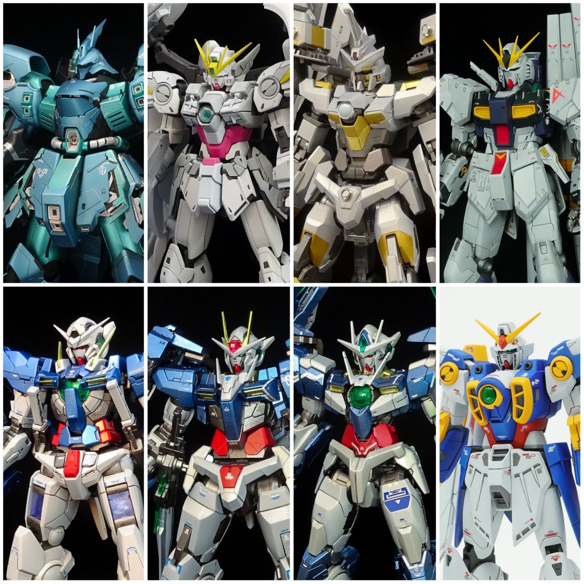 SujinjianG's tweet photo. So 2022 was another commission filled year though I managed to finish a few personal kits.

I wasn't able to finish a heavily modded kit this year since most of that effort went into the MG Seed GAT squad. Hopefully I can finish them 2023!

#gunpla #gundam #plamo #BANDAI https://t.co/UeVvIaIGaO