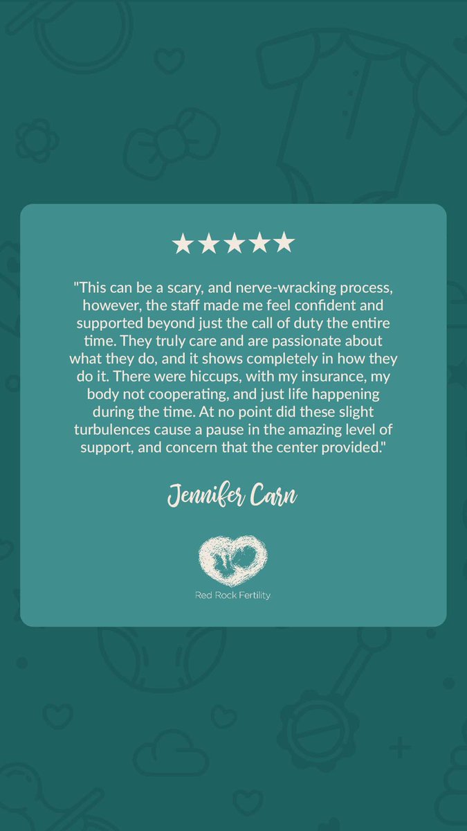 "There are really are not enough words to summarize the immaculate experience that Red Rock Fertility Center provides," - Red Rock Fertility Center Client

Learn more about our center here: bit.ly/3B4dFhO