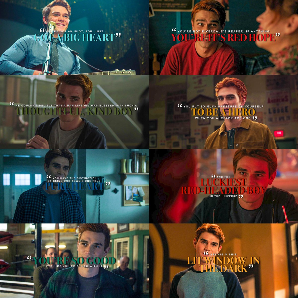 archiesarchives's tweet photo. archie + descriptions by other characters https://t.co/jx3HrirfDv