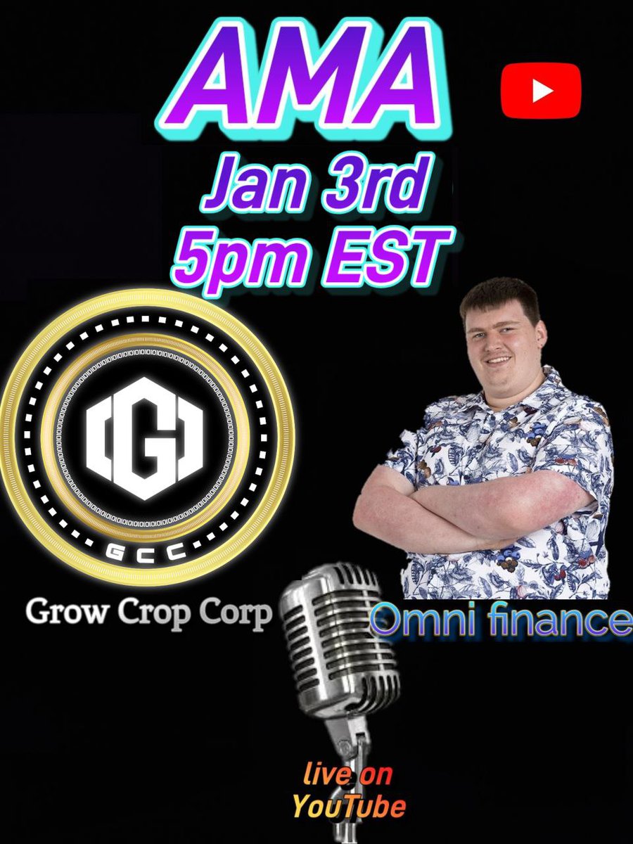 GrowCropCorp's tweet photo. We are delighted to have the chance to present Grow Crop Corp on @CLSEOmni channel 

Our upcoming Launch is really getting attention now. 

Jan 3rd 5pm EST 

https://t.co/NIonZZ6Bal

#GCC #NITRO #defi #crypto #launch #bluechip #eth #btc #blockchain #Commodities https://t.co/I6YZgFIIbZ