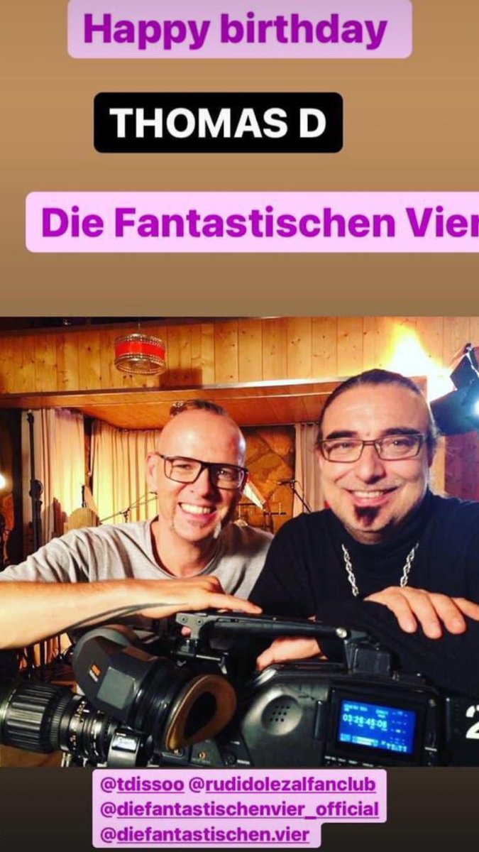DolezalRudi's tweet photo. Happy Birthday, brother.
Erinnere mich gerne an unseren gemeinsamen (Video-) Abenteuer- besonders an „Zu Geil für diese Welt“ - erinnerst Du Dich noch wie das Teil vom Plafond runtergesaust ist…?!
Ich liebe Dich
Always a friend
Dein
Rudi
❤️ #DieFantastischenvier #ThomasD https://t.co/qTNY3DQVqT
