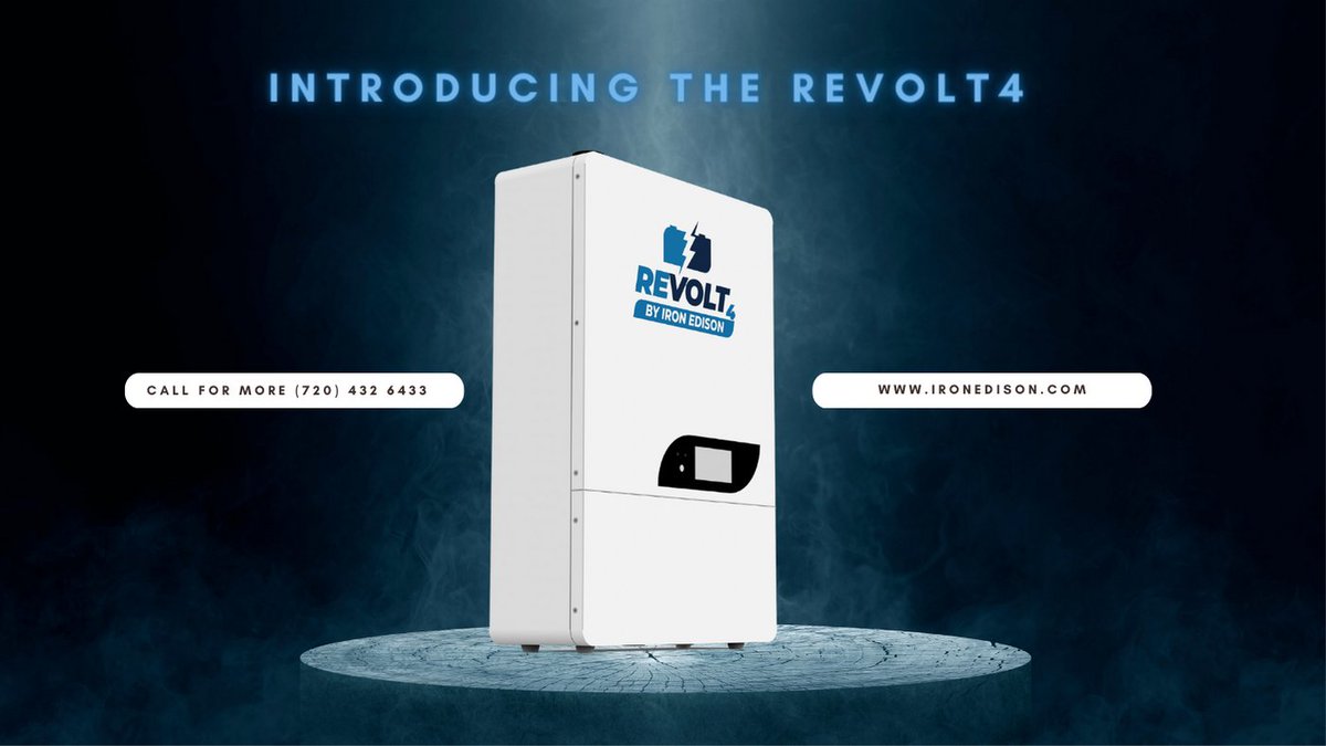 IronEdison's tweet photo. UL listed batteries are coming into stock soon, which will make it easier for customers to get approval from the people who review permits and plans. #IronEdison #offgrid #offgridliving #solar #solarbatteries #solarbattery #LithiumIronBattery #LithiumBattery #Revolt4 https://t.co/qRZ4pLH6fV