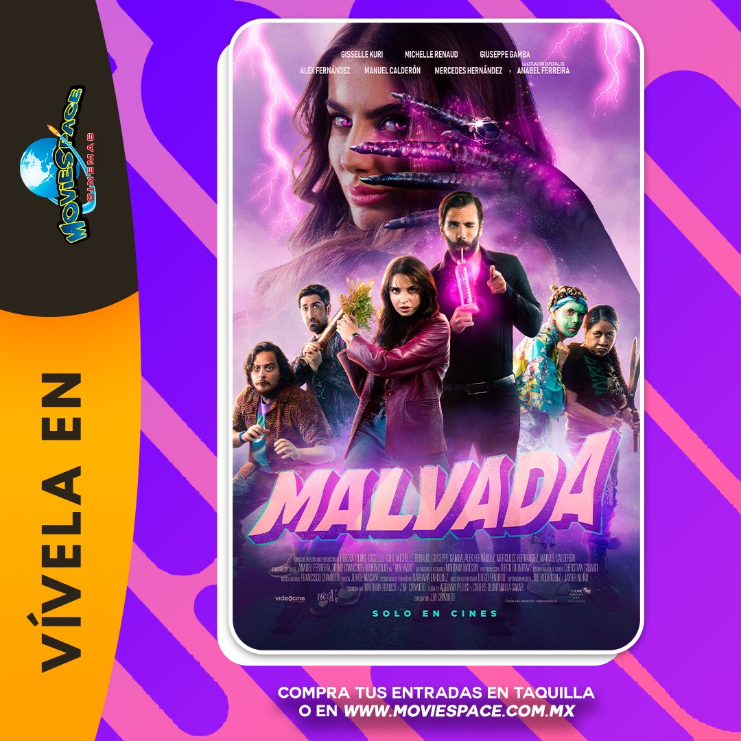 mscinemas's tweet photo. Brujas, comedia, una historia de amor y un elenco increíble!! 🤩🫶🏽😂🔮🪄
¡Disfruta #Malvada ya en #MovieSpace! 🚀
🍿 1:05 y 8:05pm https://t.co/5tbJQ8aMx7