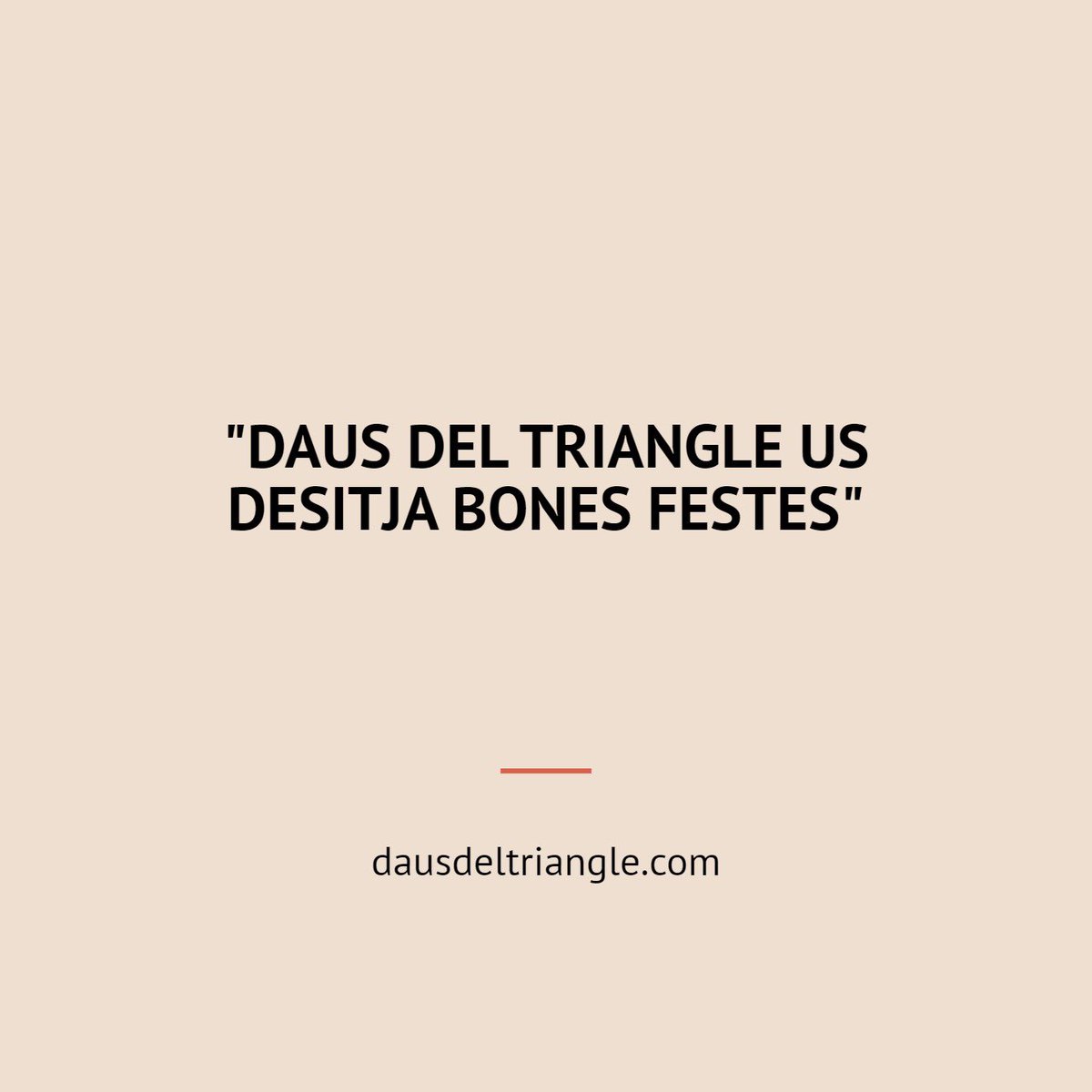 Daus Del Triangle tweet media