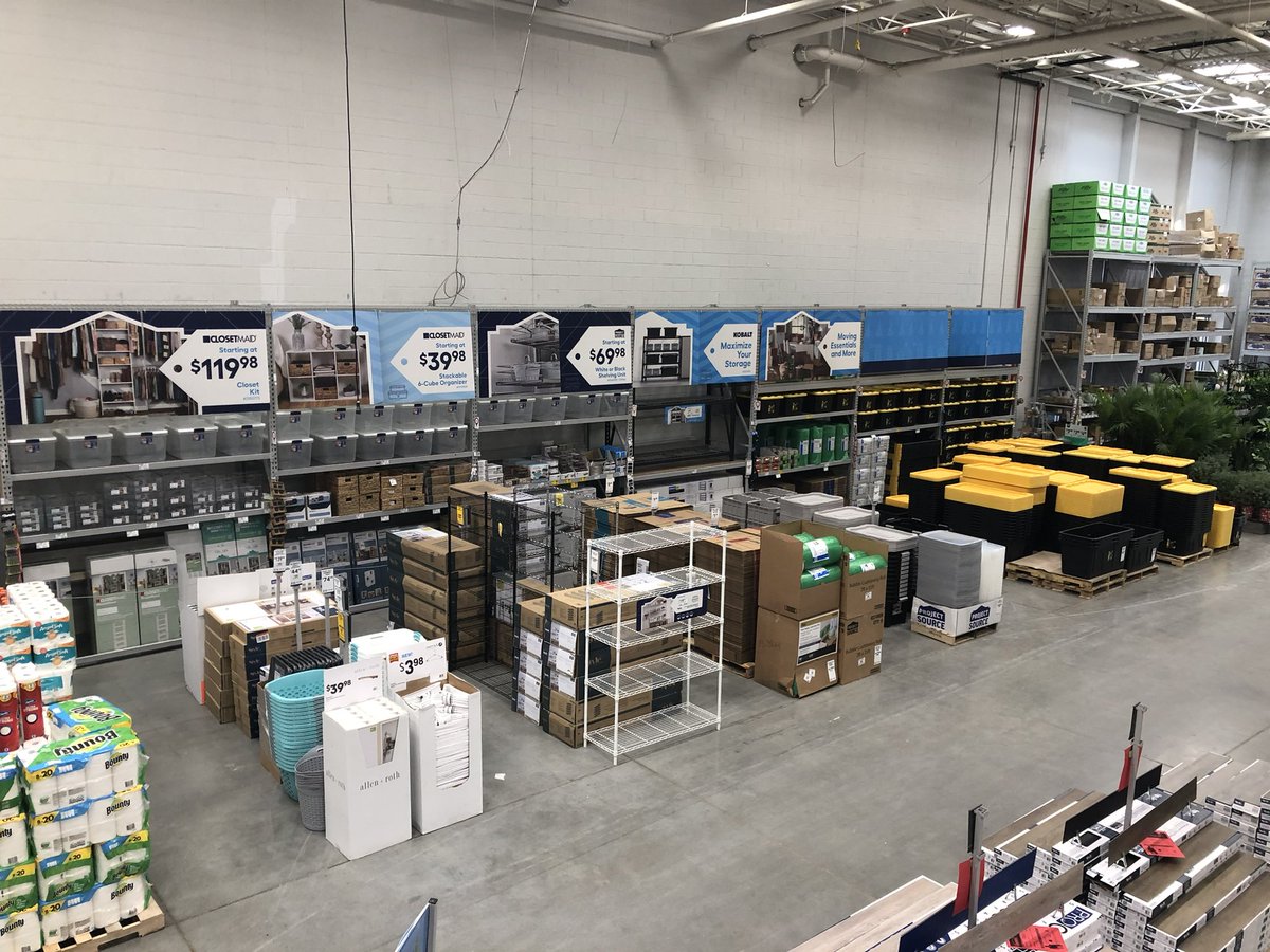 Looking to pack up the Holidays? Come to Lowes of Front Royal 2555 for all of your organizational  needs! Great Job MST Team!!