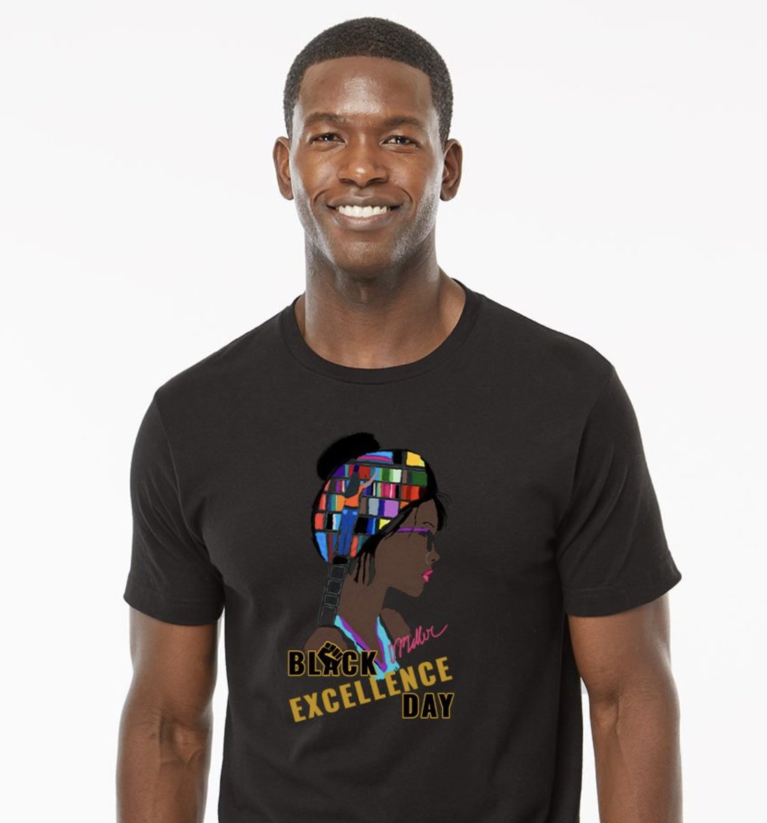 📣 Get your #BlackExcellenceDay swag here‼️ 

This year’s t-shirt design was created by student Dieulane Miller. All funds support Ninandotoo Anti-Racism Society's anti-racism initiatives.

Get yours now! ➡️ bit.ly/3Gu6ZfY