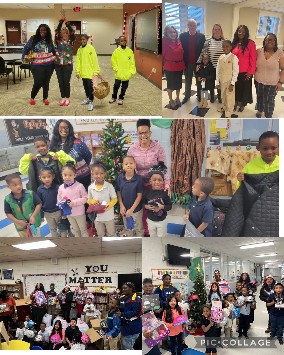 December to REMEMBER! <a href="/PinkstonPride/">Pinkston Street Elementary</a> gifted central office staff. Our principal was invited to speak about the partnership with FUMC.  Divine Habitation donated coats and hats to our school, and last but not least, Gang Free Inc ensured every scholar got a toy.  #grateful