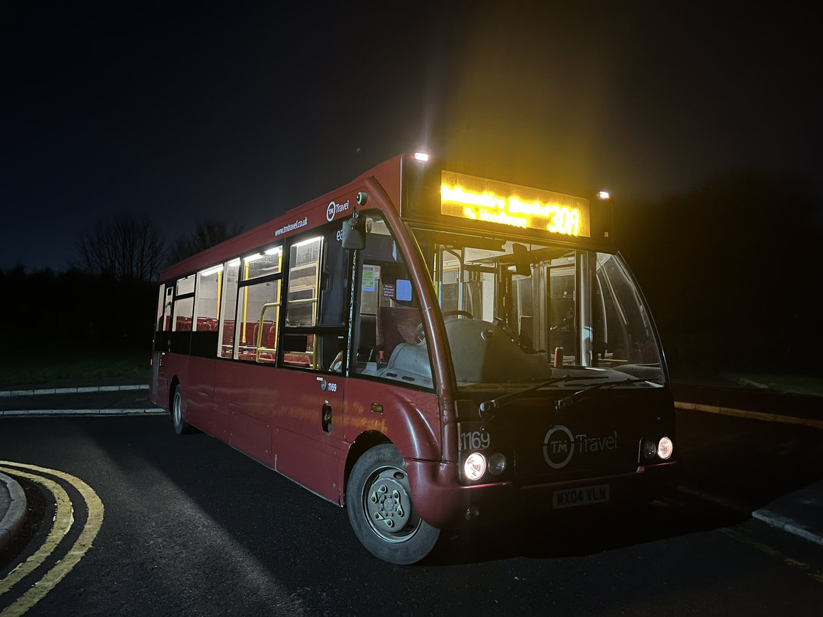 Well after a long think I have made the decision to leave first South Yorkshire and move on over to <a href="/TmTravel4/">TM Travel</a>. So the first shift for me sees me with 1169 at Plumbley terminus on Friday 30 December 2022