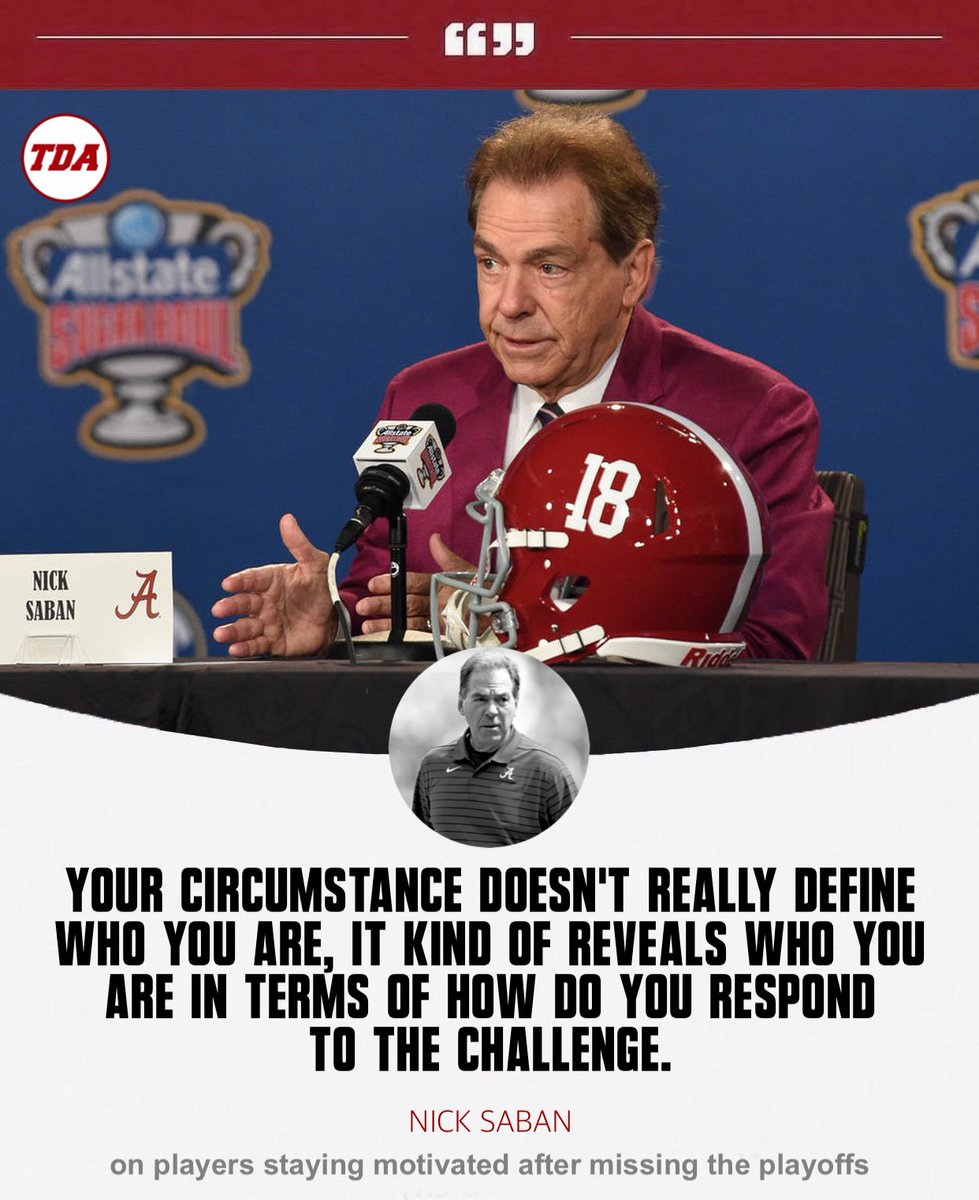 No lies told from Nick Saban 👏