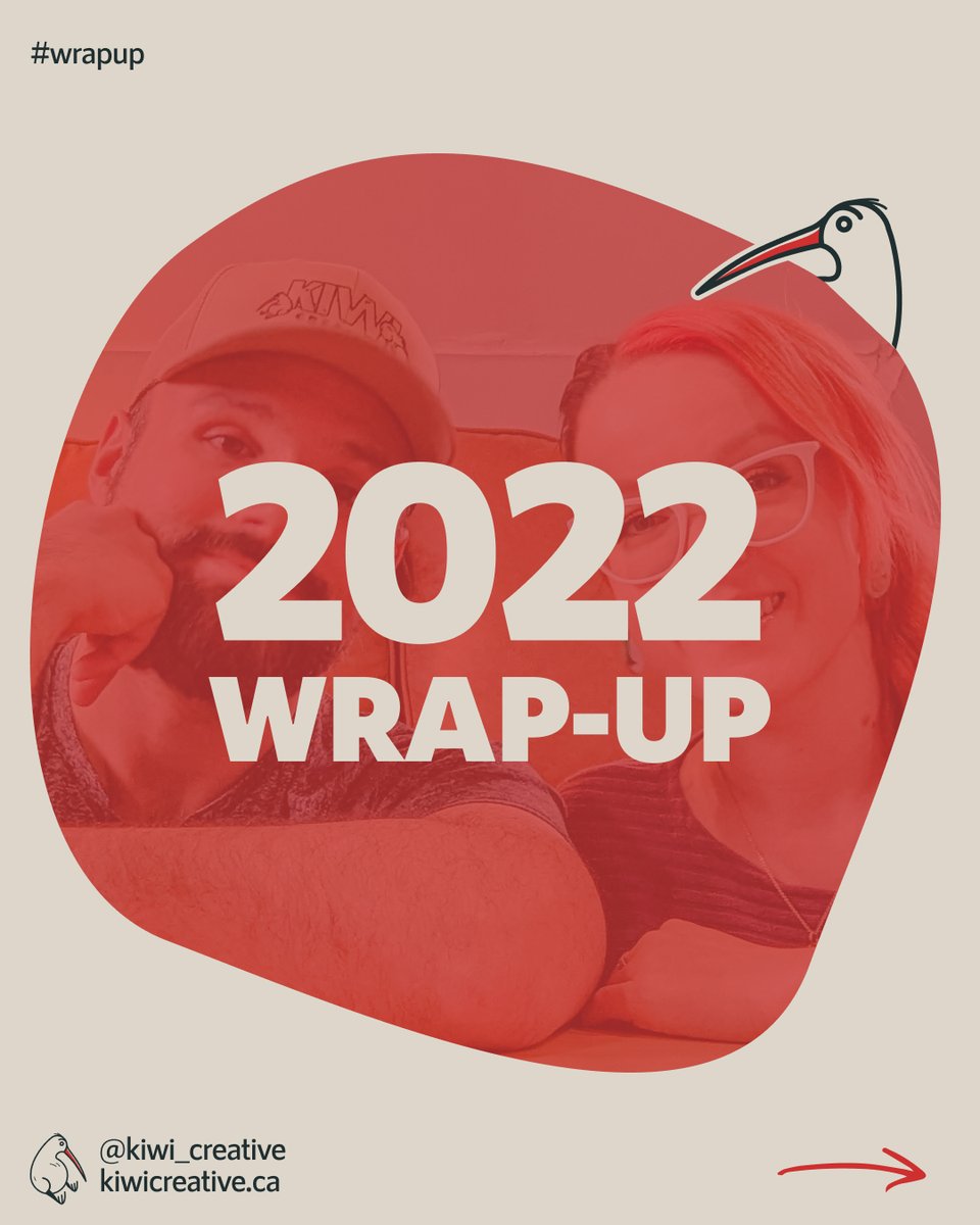 kiwi_creatives's tweet photo. It’s time for our 2022 Wrap-up 🎉🥳
As short as our first year has been (officially launching in October) our creative studio has already made some fantastic memories!
 2022 has been an exciting ride and we plan to #keepitkiwirky in 2023😆.
Full Journal:
https://t.co/wMsBlK2TEX https://t.co/htXQwv8F3v