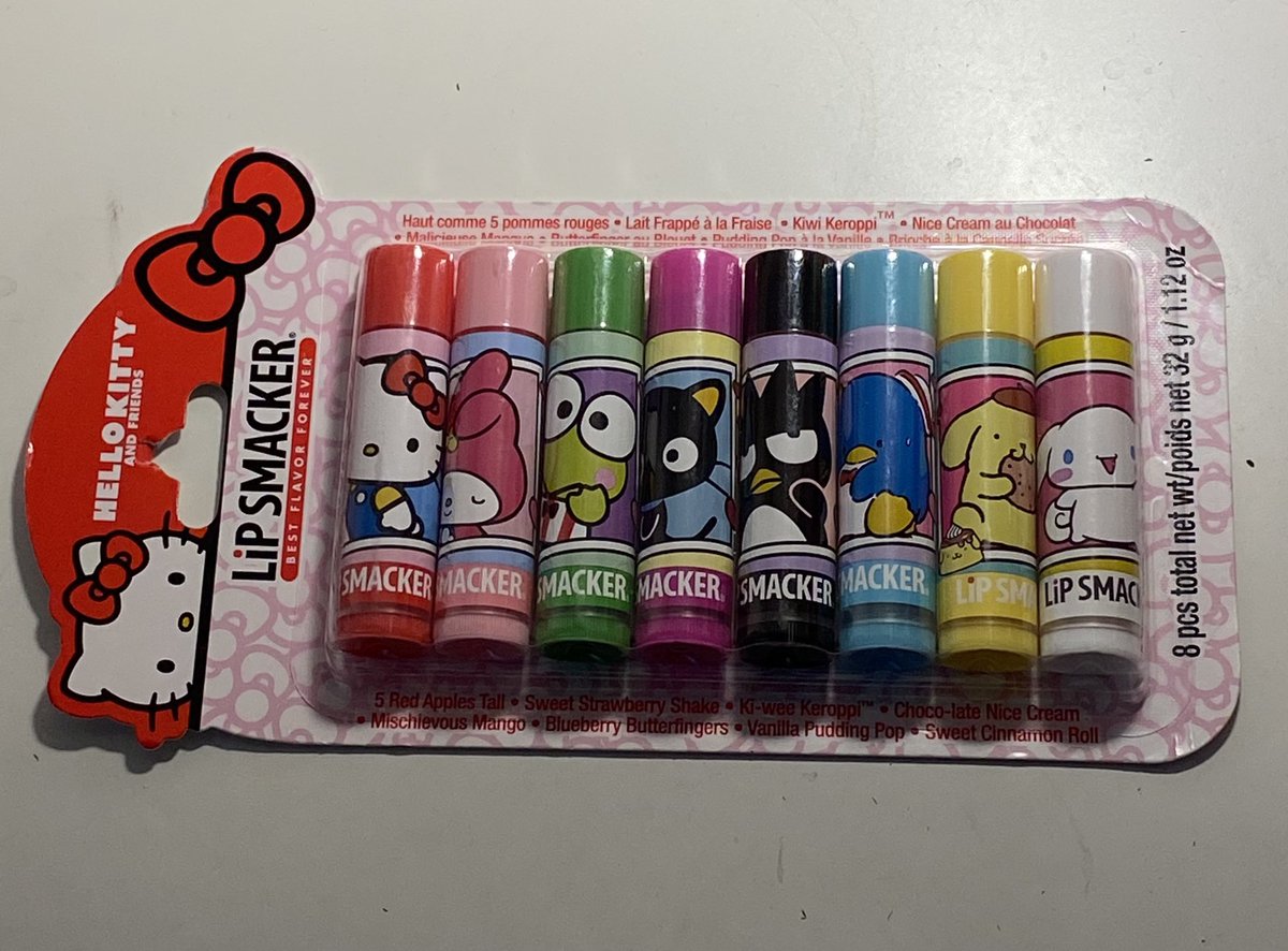 EmiChan62416757's tweet photo. I bought this Hello Kitty Lip Smacker from Target #cute #kawaii #sanrio #lipsmacker #hellokitty #mymelody #keroppi #chococat #badtzmaru #tuxedosam #pompompurin #cinnamoroll #targetfinds https://t.co/PQB9ZEVNny