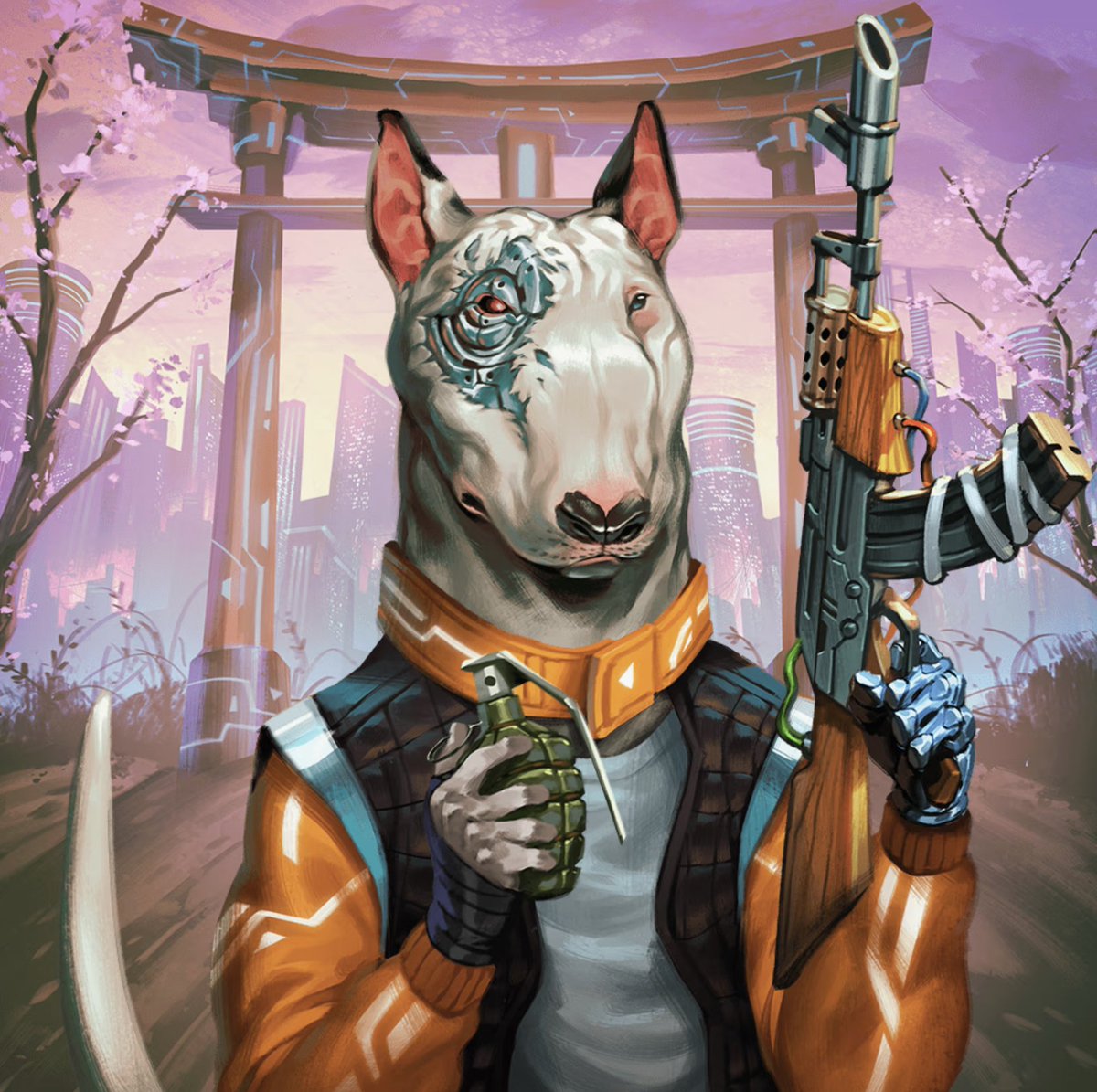 Say Hi to Cassius from Harsh Cyborgs! 🔥
Free minting on survivewilds.com 🚀