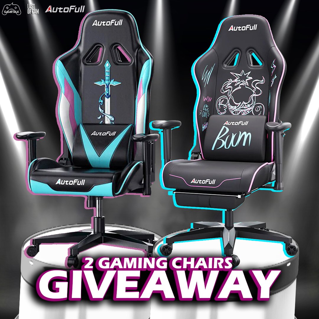 lastofcam's tweet image. 🚨 Ending Soon! 🚨 2 WINNERS get a Brand NEW #Gaming chair from Autofull 🔥🏆 (Graffiti and Cyan)

📢 Enter for FREE:
• Retweet
• Follow @LastOfCam
• Follow @AutoFullGlobal
• Follow @Gamrtalk

⭐️ Ends December 31st!