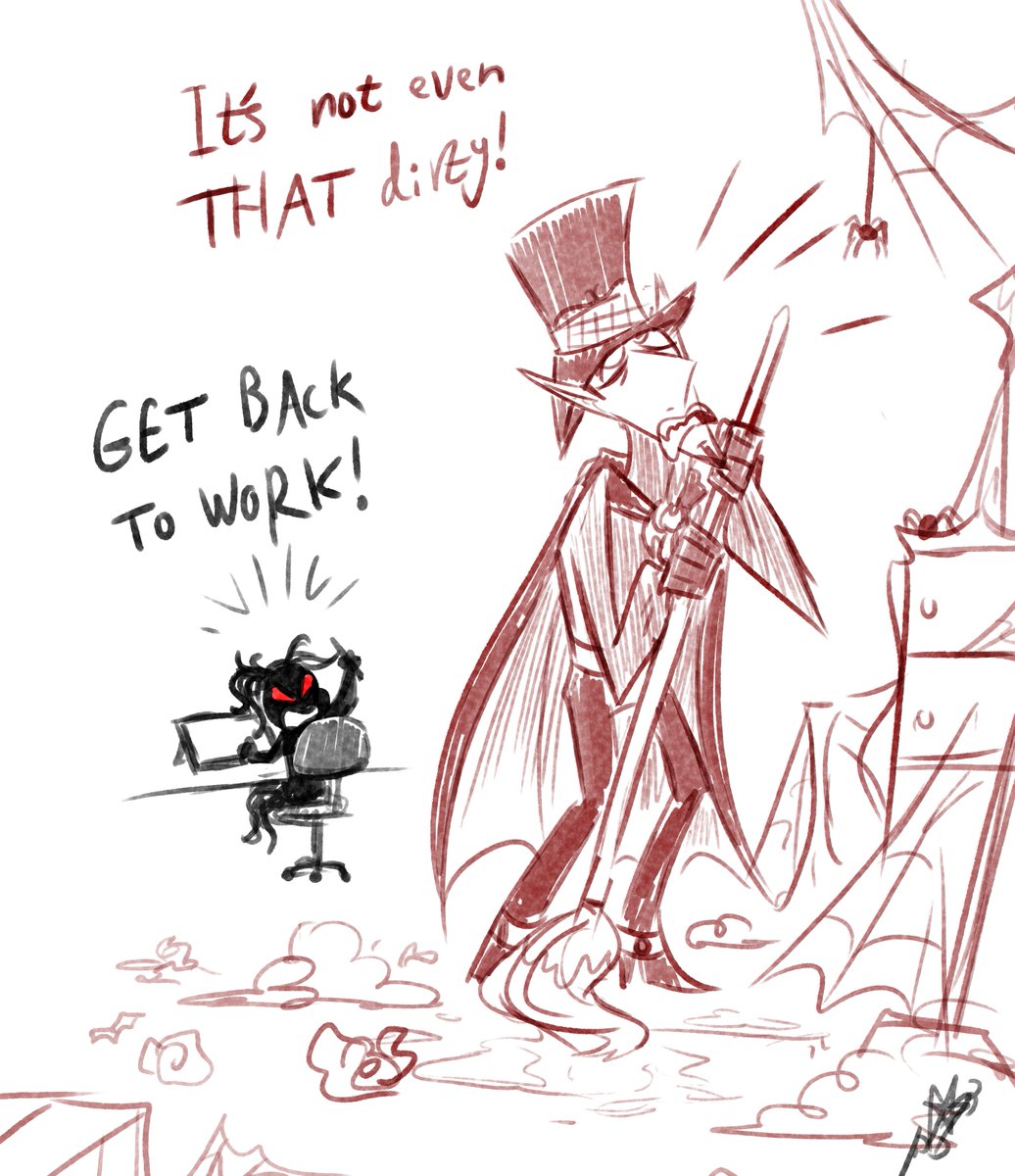 New year's creepings, my pretty darlings! My mental health was worse than duke's ability to clean a room this year, so I haven't been on social media much. BUT I've been working hard on Vampair's second season ^^ Thank you for all your support! Stay spooky and happy new year 🖤