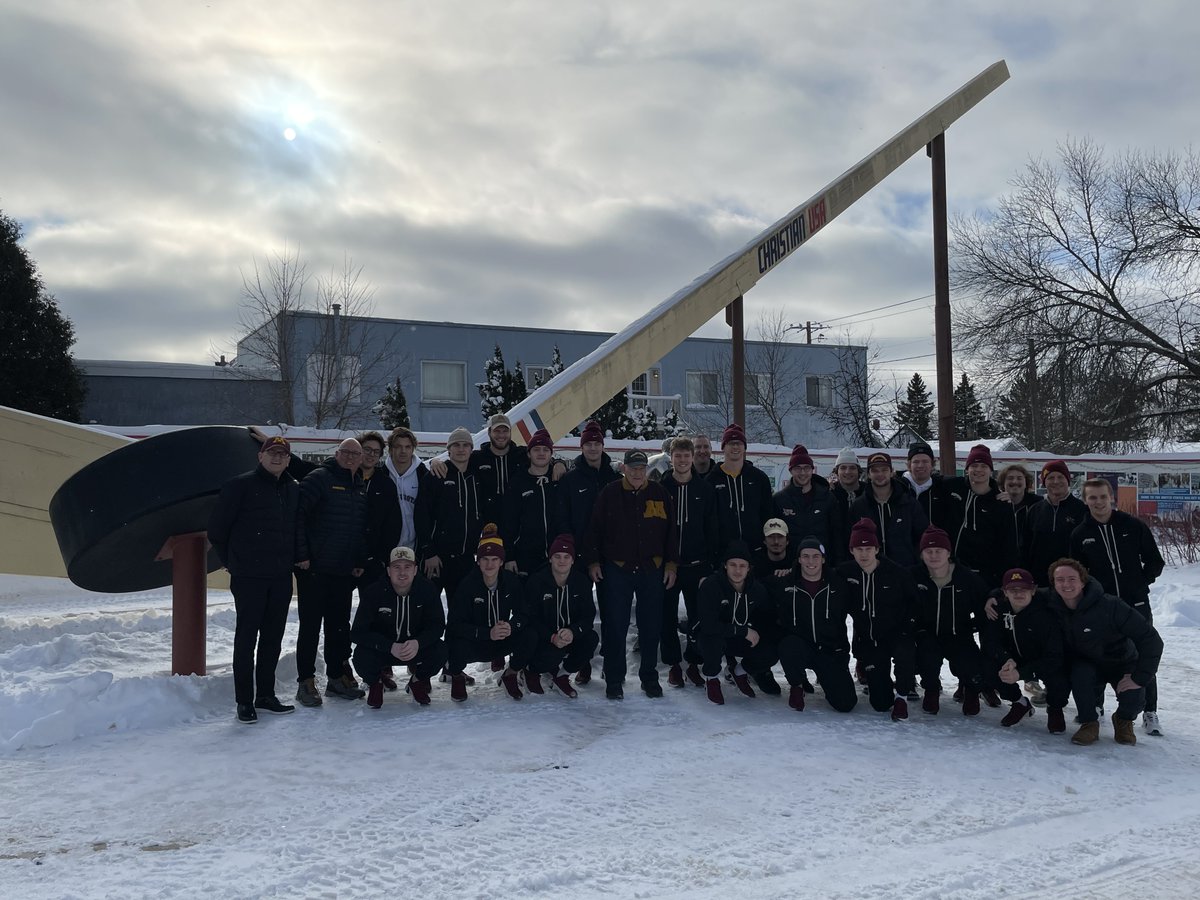 When in Eveleth...

On our way up north, we made sure to stop in and see #PrideOnIce legend and all-time leading scorer John Mayasich! 〽️