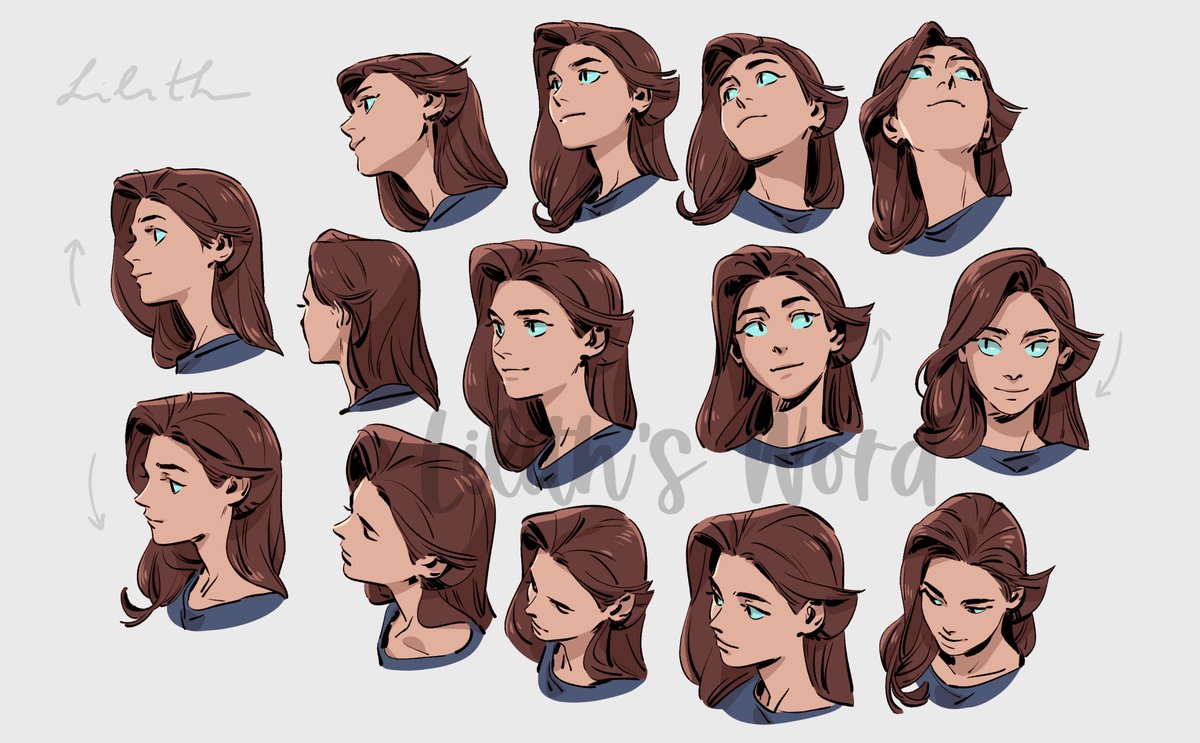 「{OC} turnarounds I did for the latest tu」|Nina /MIA🛸のイラスト