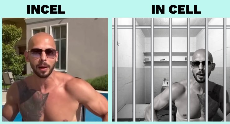 TomRed43's tweet photo. #incelincell #AndrewTate #greta https://t.co/tQaUrnD74m