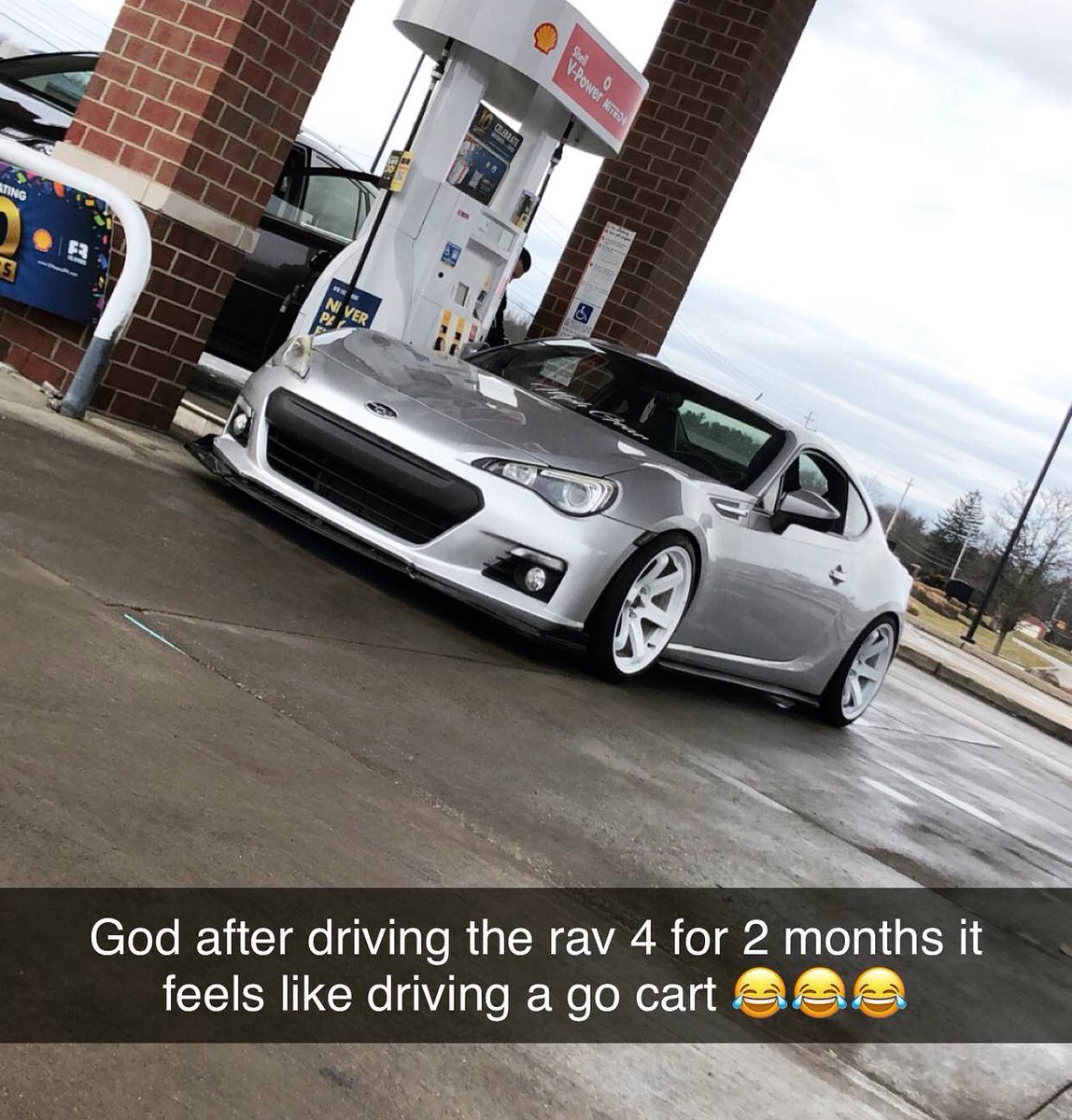 GooseCheezy's tweet photo. 60 degrees out of no where after being -10 WTF Ohio 😂 #lowlife #toyotires #jdm #jdmcars #jdmasfuck #brz #static #frs #subaru #toyota #scion #car #carscene #ありがと #japan #otaku #オタク #hoonigan #jdmculture #underglow #anime #gt86 #bcracing #jdmnation #motorsports #subienation https://t.co/B1hzzkV1Je