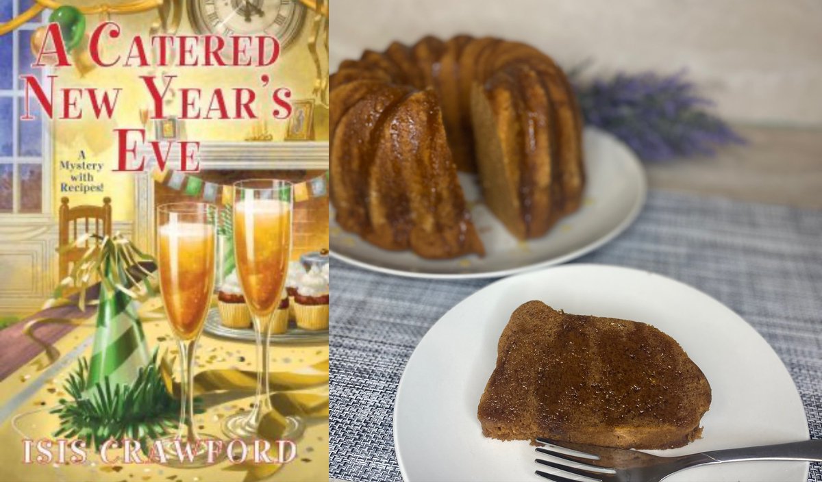 Need some good luck for a seeet new year? Try sweet Honey Cake from #IsisCrawford’s #CateredNewYearsEve literarybaker.com/new-years-day-… #NewYear2023 #bookstagram #SweetNewYear #cozymystery