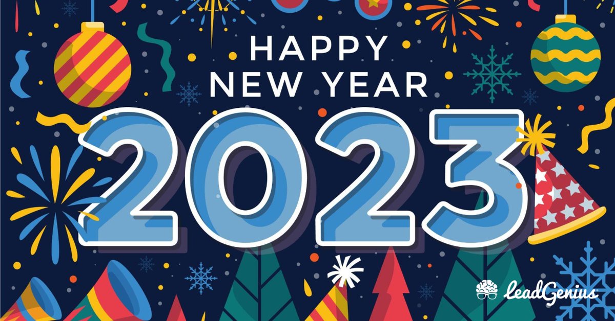 Have a Happy and safe New Year's celebration.   

Reflect on all that you have accomplished in 2022 and plan on how much more you will kick butt in 2023.

Let LeadGenius help you kick more butt in 2023..

#happyholidays #happynewyear
 
 go.leadgenius.com/New_Year_2023