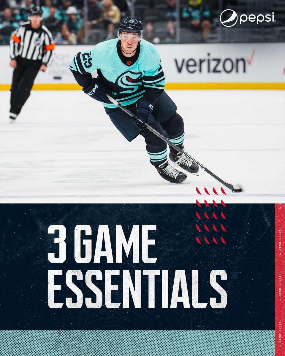 SeattleKraken's tweet photo. What will the #SeaKraken look to do heading into tonight's matchup against the Oilers?

Editor-in-Chief @ByBobCondor has the scoop in today's 3 Game Essentials → https://t.co/dG4Vjk700d https://t.co/YyauKjo69W