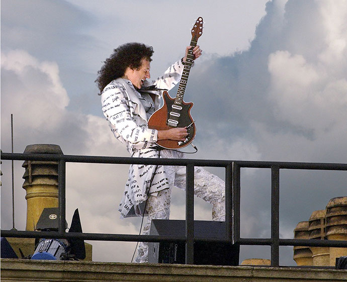 BRIAN MAY BECOMES SIR BRIAN HAROLD MAY 
as receives Knighthood. Honoured with title Sir
2023 Honours List 30 December 22.30
“Musician, Astrophysicist and Animal Welfare Advocate. For services to Music and to Charity”
Sir Brian Harold May CBE
Image:: Arthur Edwards
<a href="/DrBrianMay/">Dr. Brian May</a>