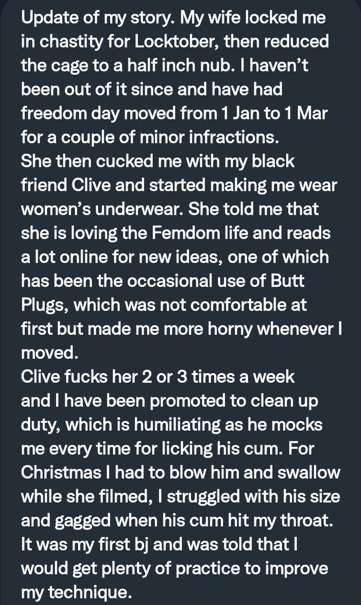 PervConfession on Twitter "His wife loves humiliating him"