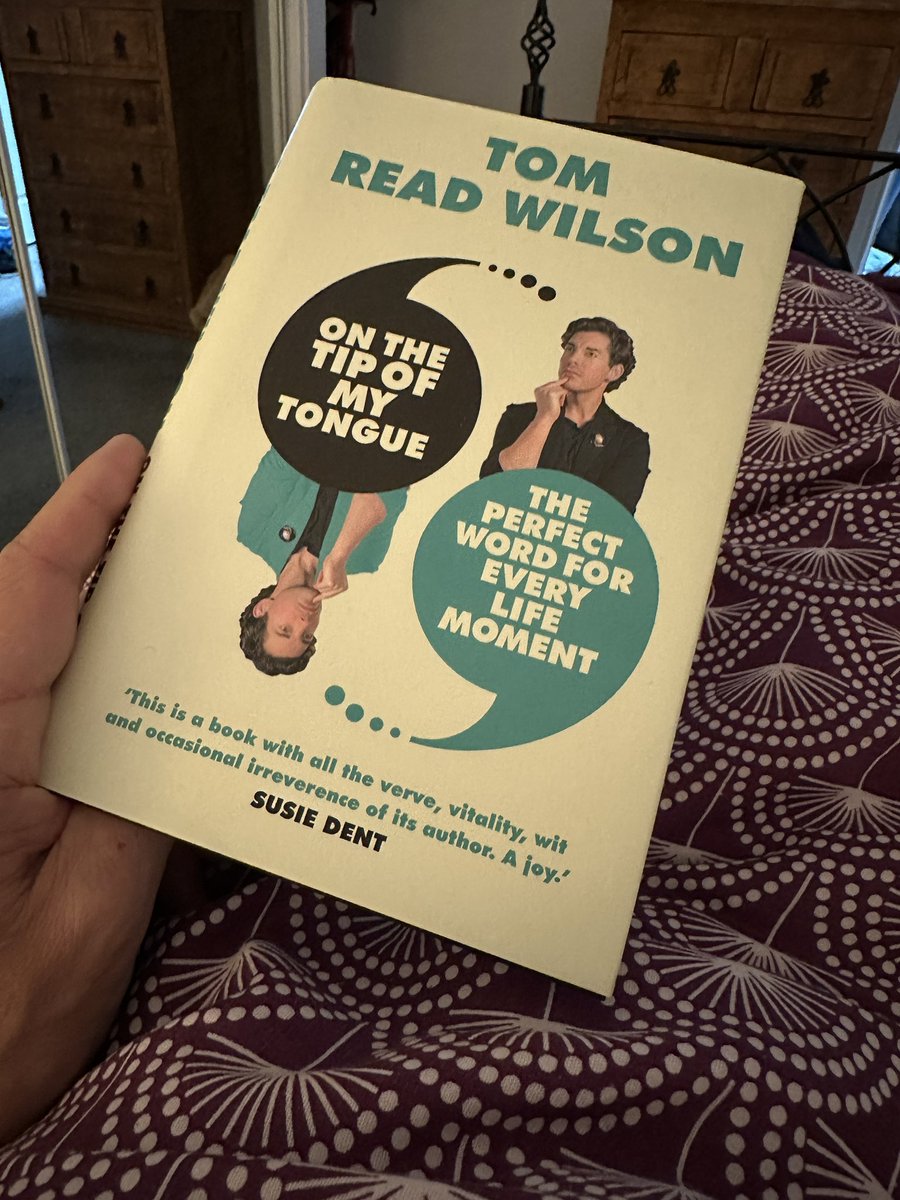 Nothing quite like going to bed with <a href="/TomReadWilson/">Tom Read Wilson</a>